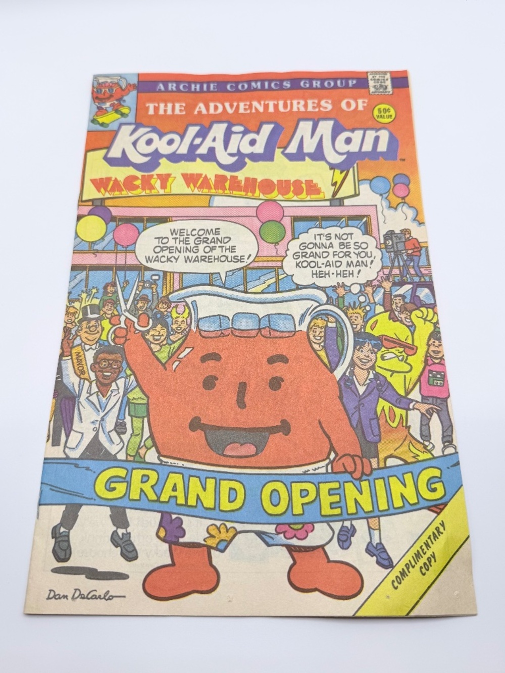 Vintage 1988 The Adventures of Kool-Aid Man “Grand Opening” Archie Comics